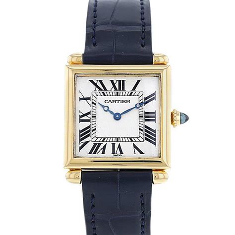 bracelet montre cuir cartier|cartier watches en cuir.